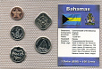 Багамы, 1992-2004, 1c-25с,  набор в запайке-миниатюра